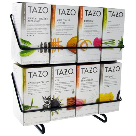 tazo tea metal box|tazo tea display for sale .